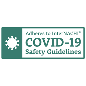 Adheres to InterNACHI Covid-19 Safety Guidelines Badge